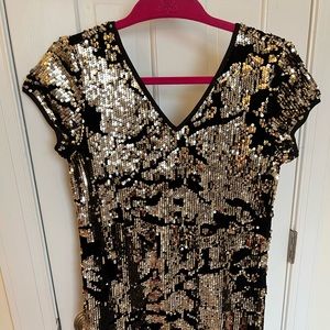 Asher sequin mini dress